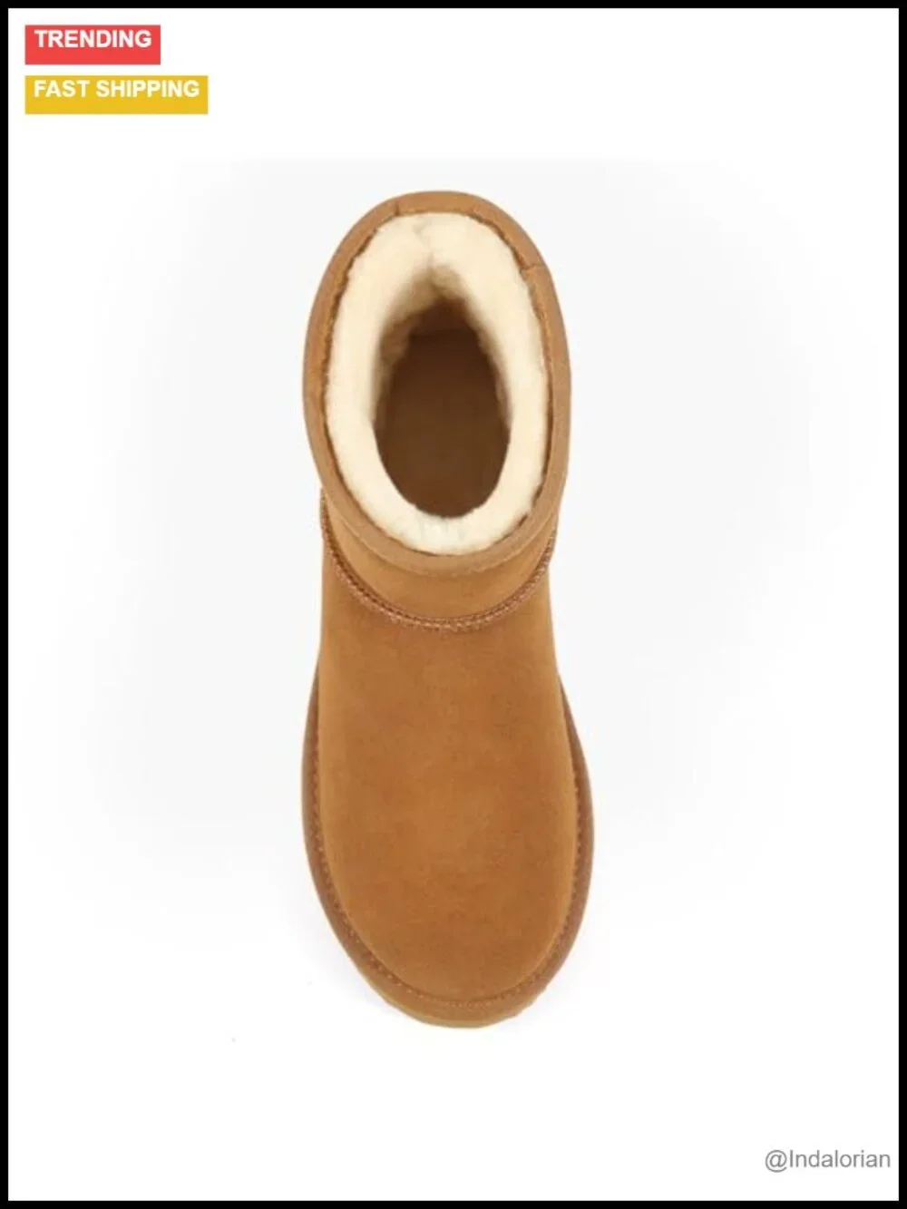 Genuine Suede Mini Boots Faux Fur Lined Ankle Snow Booties Winter Slip-On